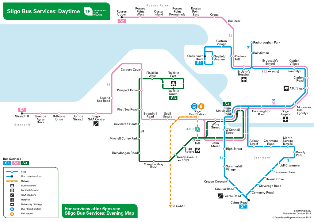 Sligo Day time map - leap card jpg