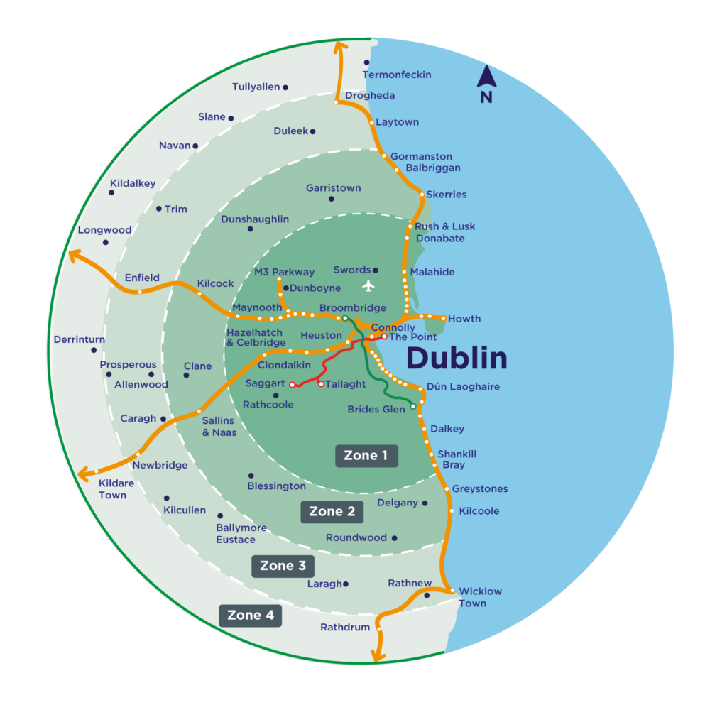 Dublin 4 fare zones